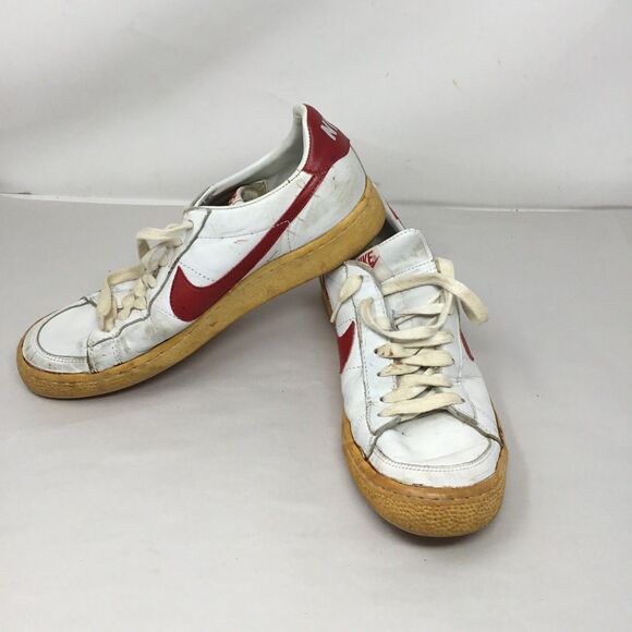 Vtg 1981 Nike Bruin Leather OG Gum Tan Sole Made In Korea ST Seonghwa Men\'s 8.5 main image 16
